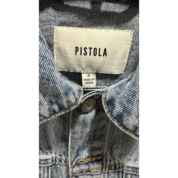 Pistola Women Cropped Denim Jacket – R79 Wash - Picture 4 of 4